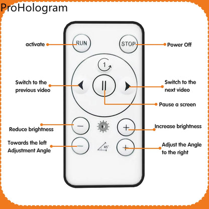 3D Hologram Projector Fan